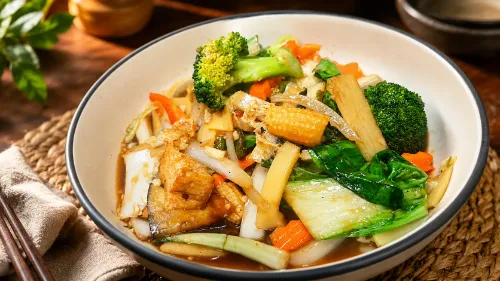 Stir Fried Garlic & Pepper (G)